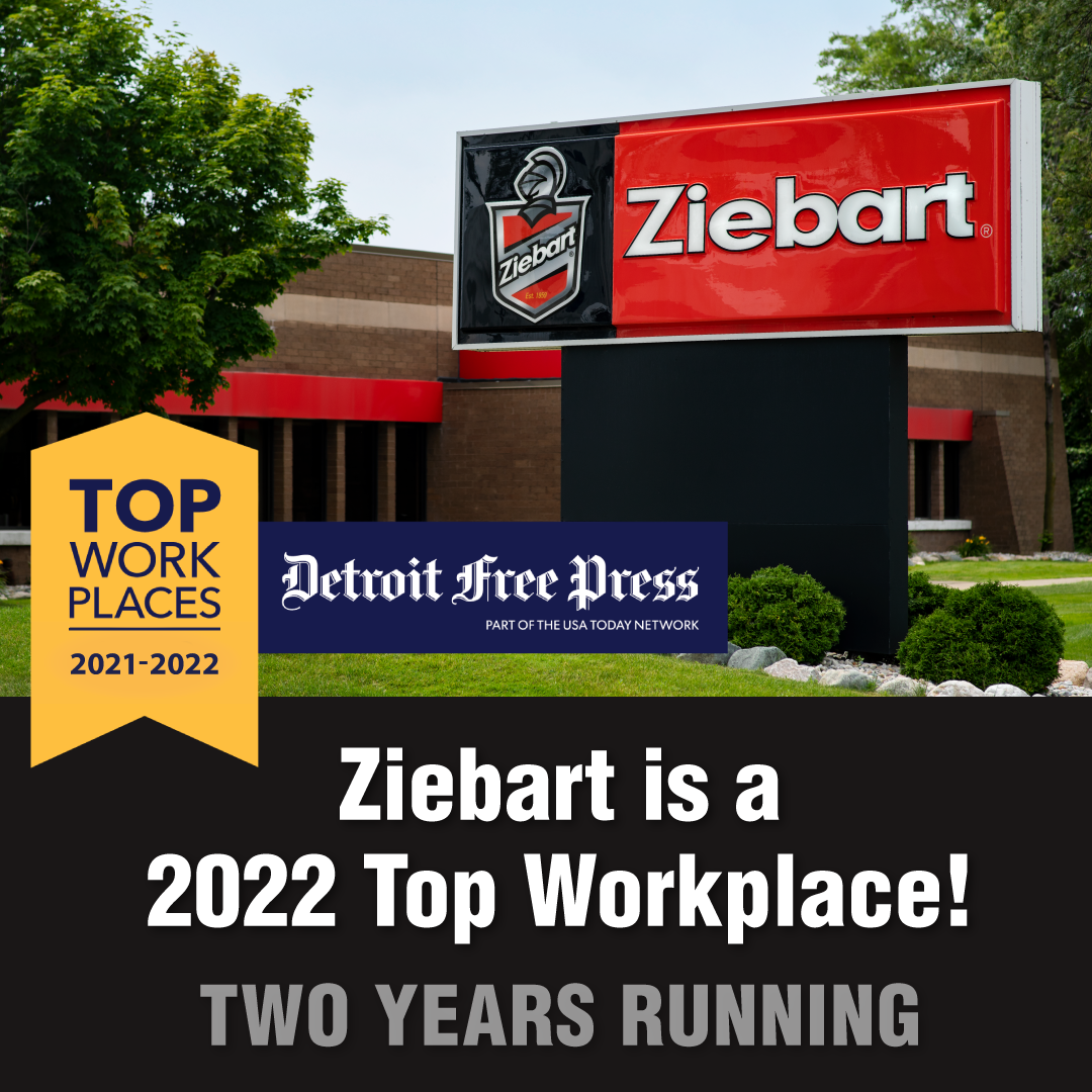 Ziebart International Corporation Named a Winner of the Michigan Top Workplaces 2022 Award