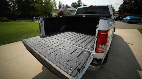 Black Truck Bed Liner Trailer Coating Spray Protection Automotive