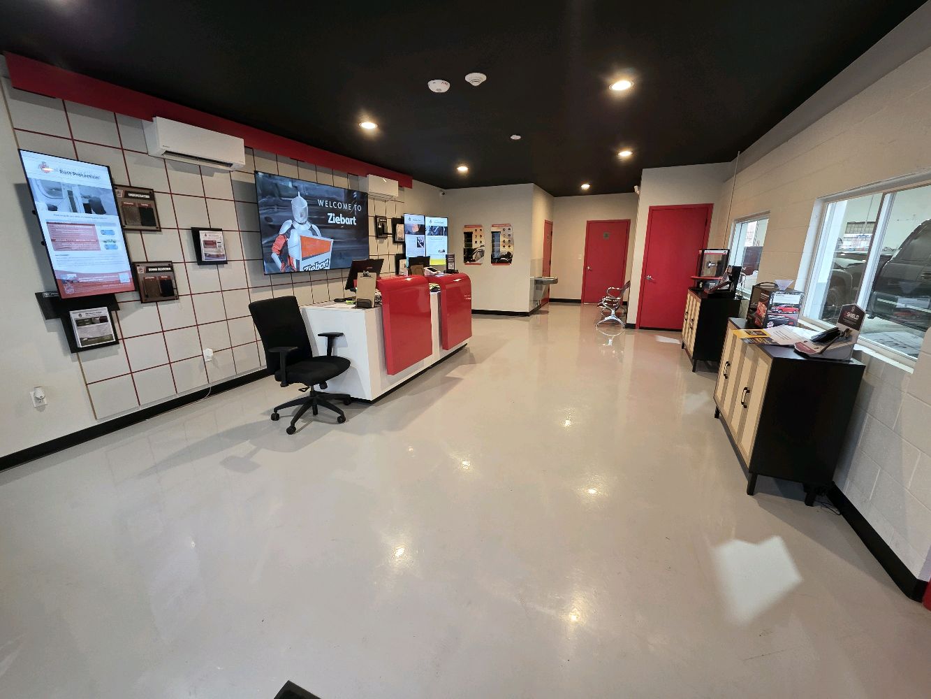 Ziebart of Houston store showroom